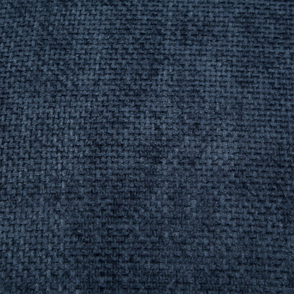 Divano componibile moderno a L in ciniglia con divano letto estraibile, sedute contenitore, pouf e 2 cuscini per soggiorno