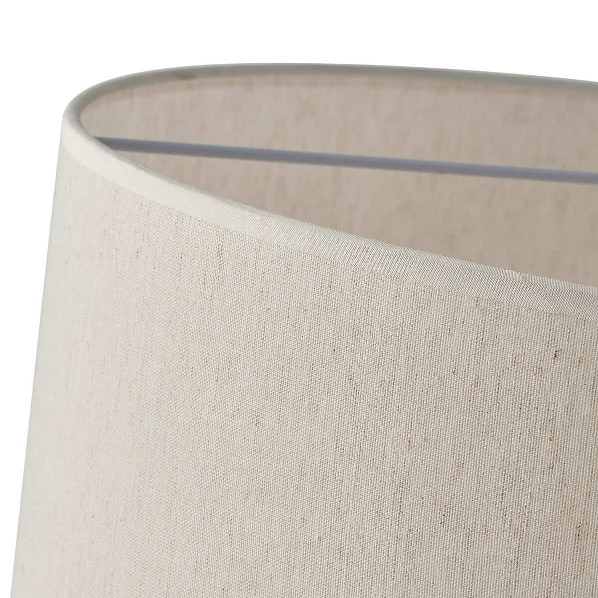 Lampada a sospensione moderna a tamburo bianco sporco con paralume in tessuto di lino a 2 livelli