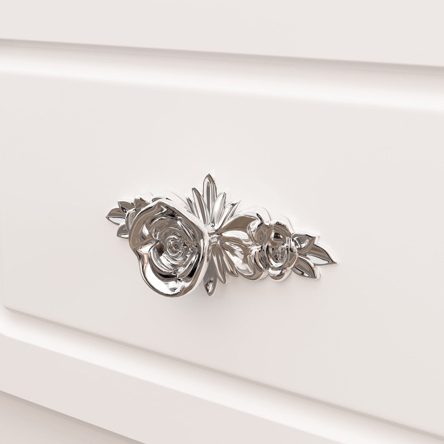 Specchio da trucco pieghevole moderno bianco con illuminazione regolabile - 40,2x54,1