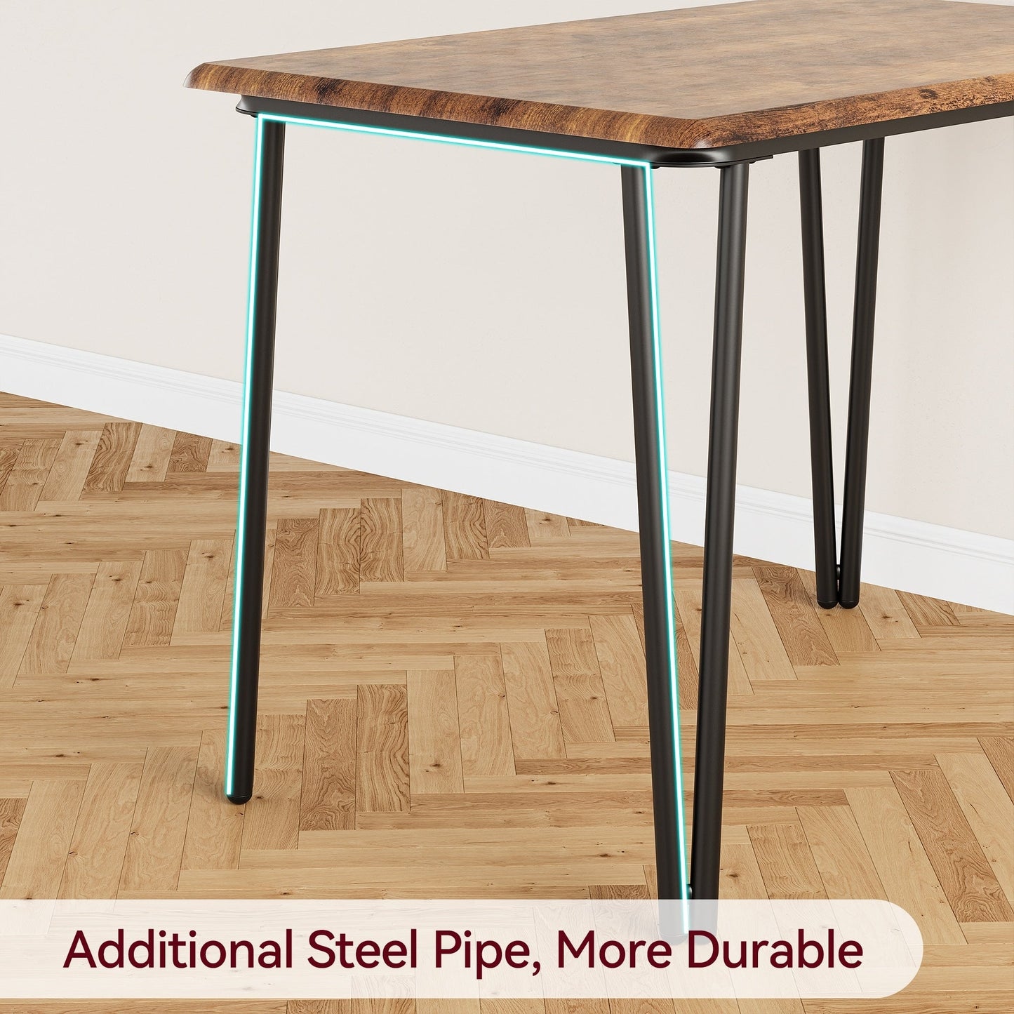 Set da pranzo moderno per cucina e sala da pranzo - 3 pezzi