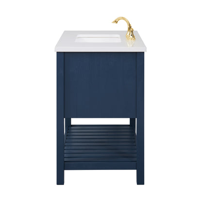 Mobile bagno singolo Monterey 37 Farmhouse con piano