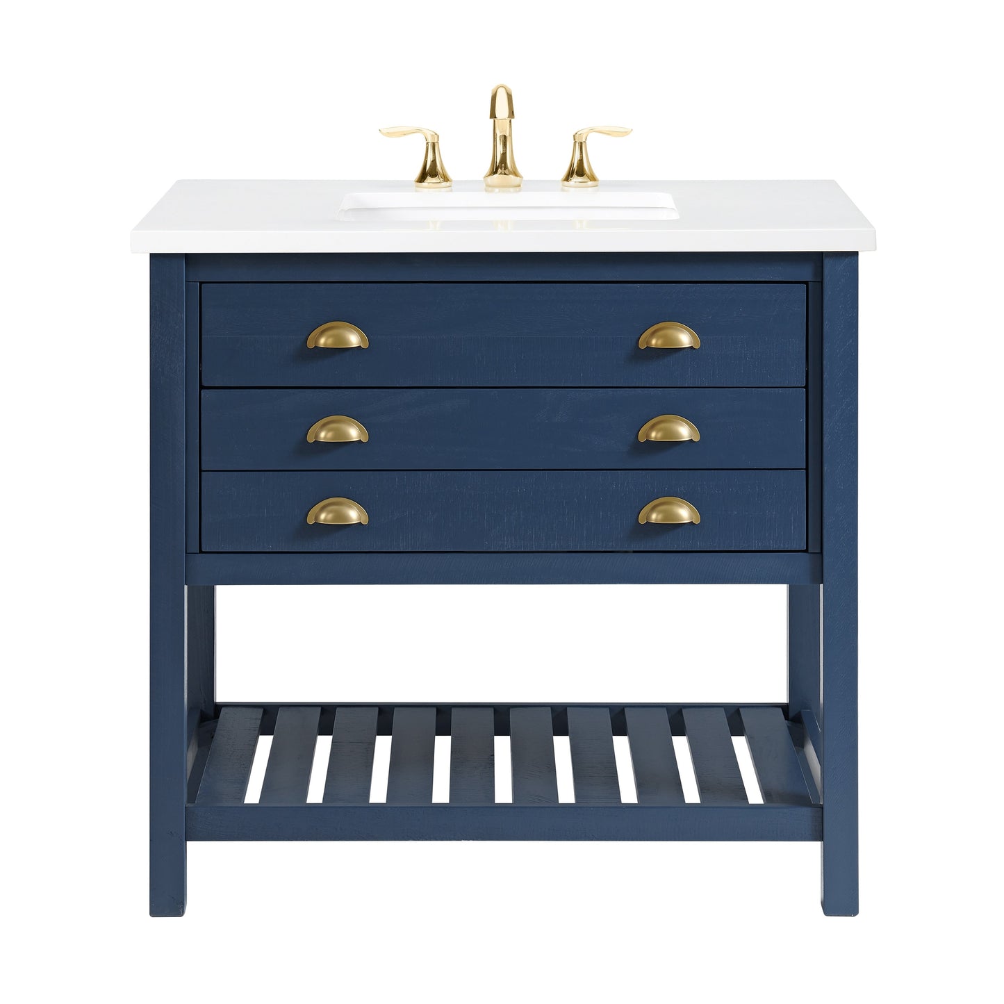 Mobile bagno singolo Monterey 37 Farmhouse con piano