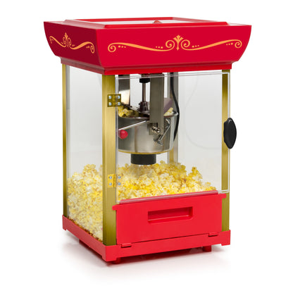 Bollitore da 2,5 once in stile cinema, carrello per popcorn da 10 tazze e 48 pollici