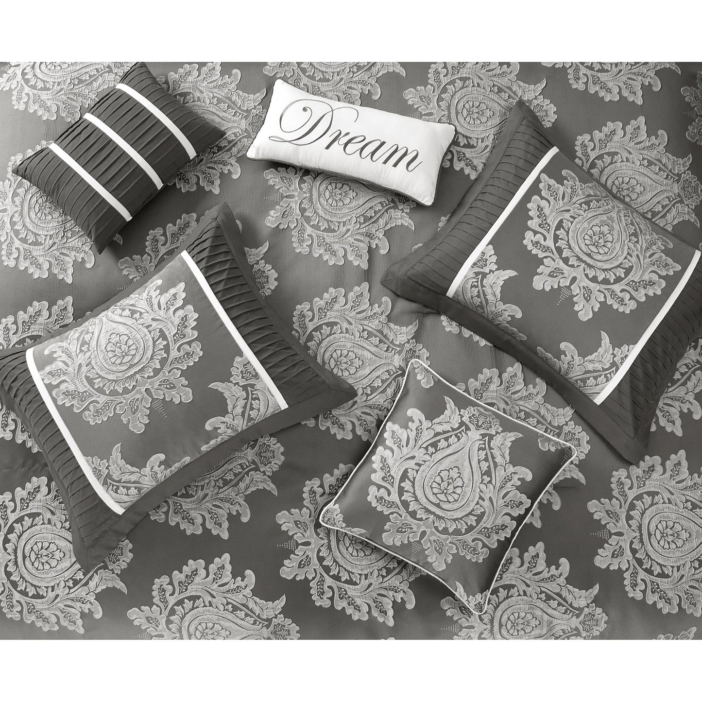 Nanshing Tiana Set copripiumino damascato tradizionale da 7 pezzi
