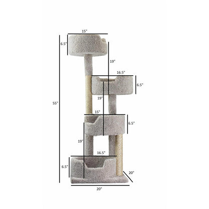 New Cat Condos Multi-Level Cat Tower