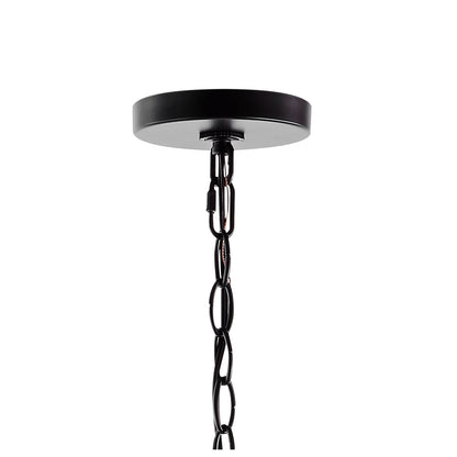 Lampadario a LED in ferro a 6 luci da 34,75 pollici, di JONATHAN Y