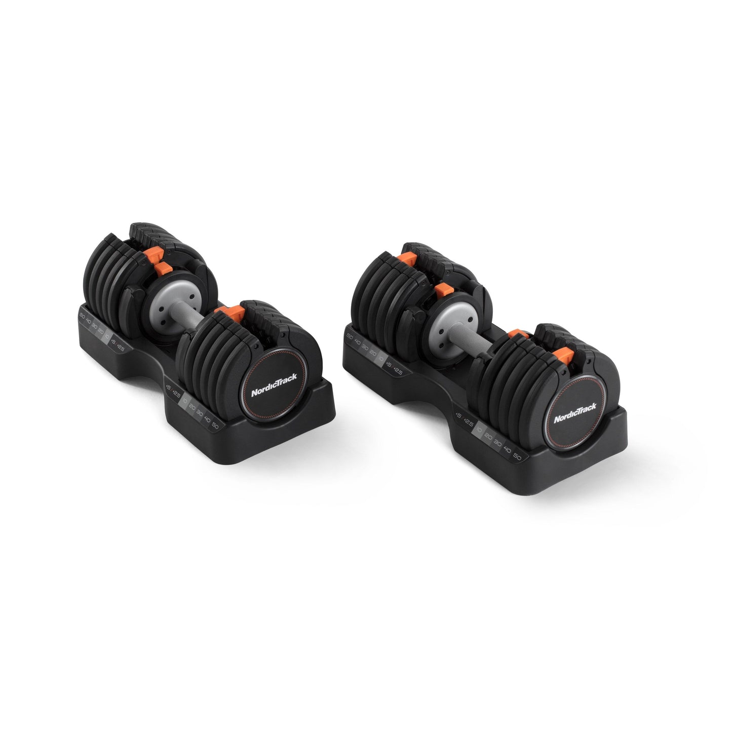 Set di manubri NordicTrack da 55 libbre con selezione del peso