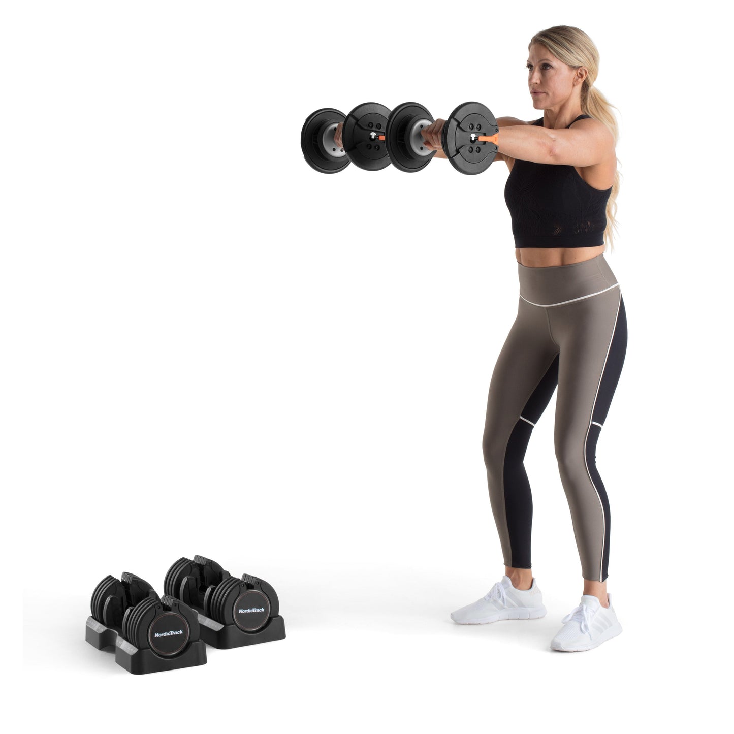 Set di manubri NordicTrack da 55 libbre con selezione del peso