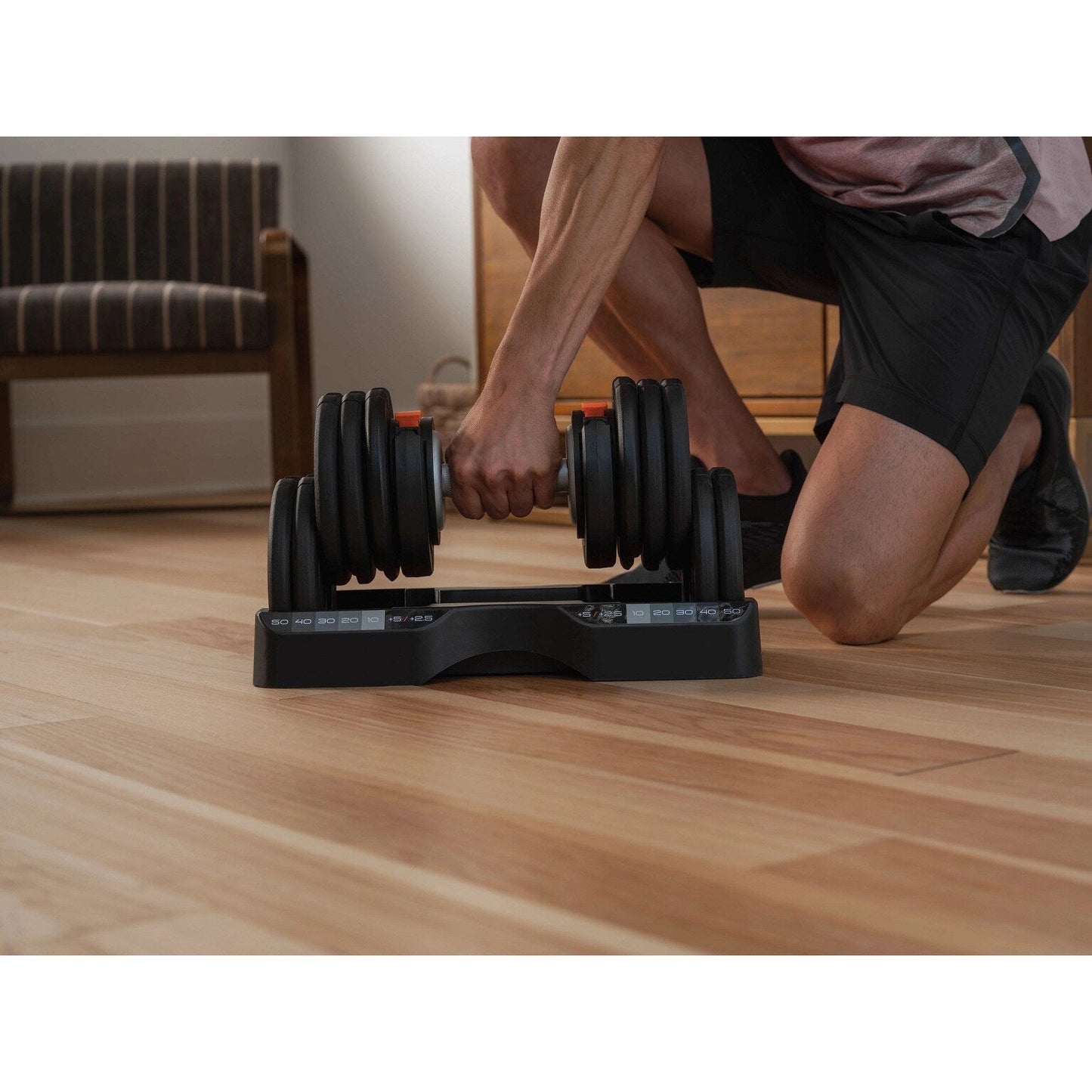 Set di manubri NordicTrack da 55 libbre con selezione del peso