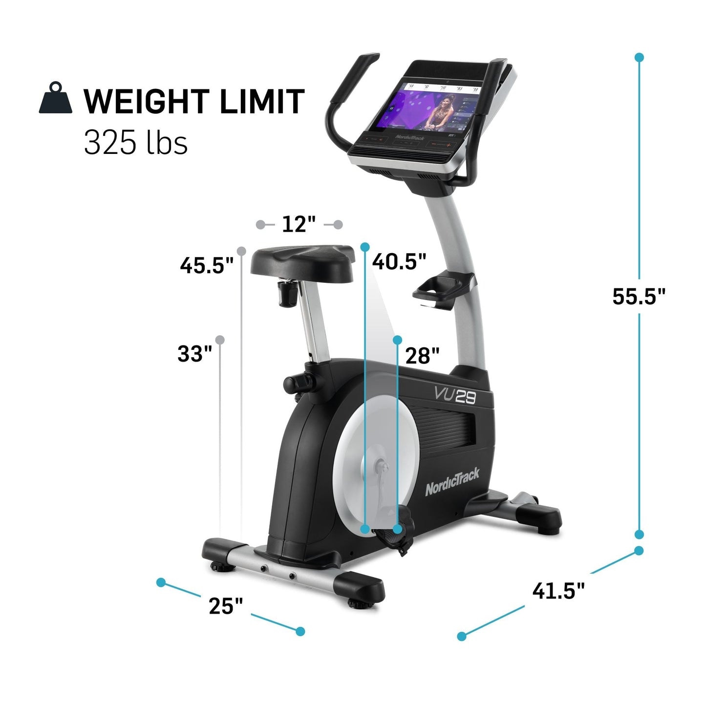 Bicicletta verticale NordicTrack Commercial VU 29