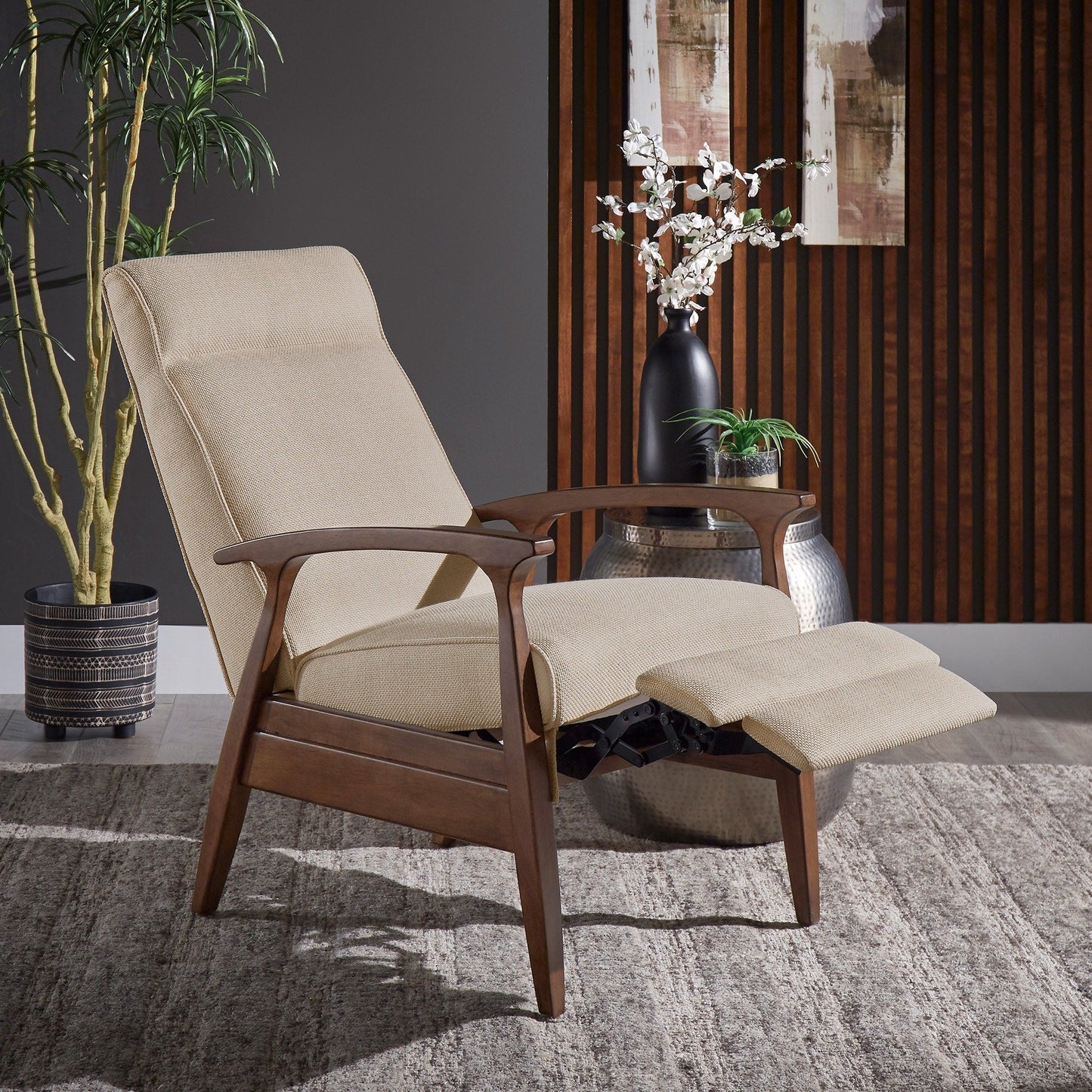 Poltrona reclinabile Notker 25,75 Wide Mid-Century di iNSPIRE Q Modern