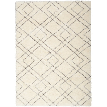 Tappeto geometrico astratto in pelo ultra morbido di Nourison, lussuoso