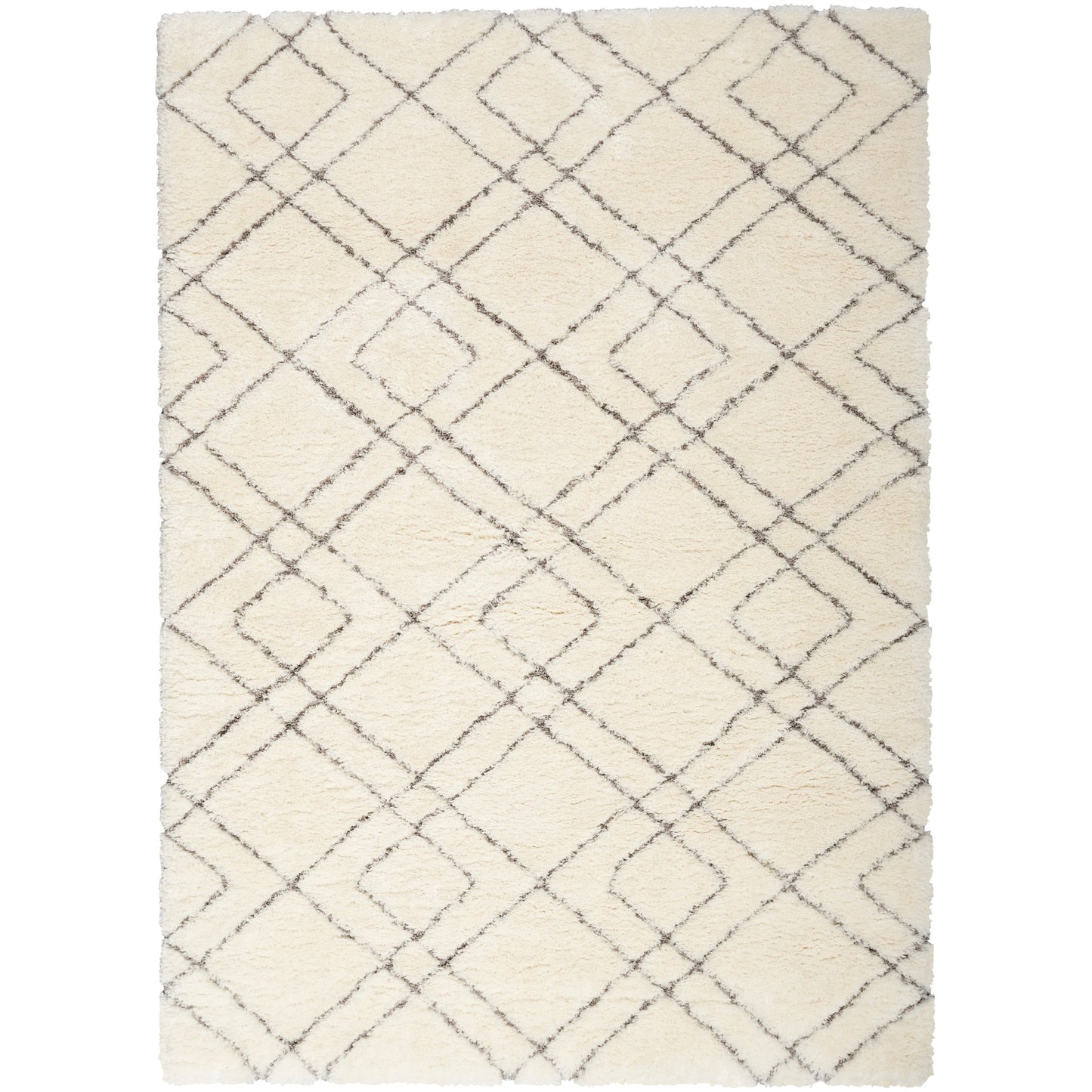 Tappeto geometrico astratto in pelo ultra morbido di Nourison, lussuoso