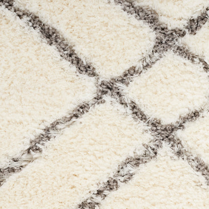 Tappeto geometrico astratto in pelo ultra morbido di Nourison, lussuoso