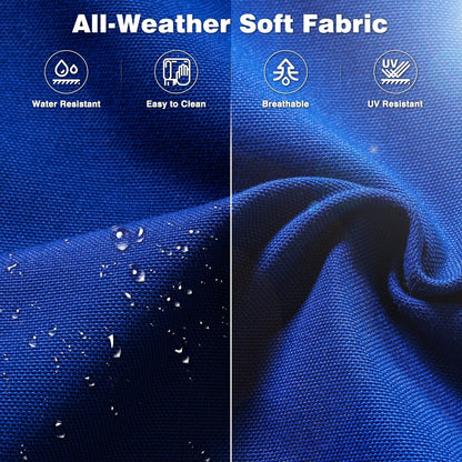 Set di 8 sedie girevoli in vimini per patio OVIOS