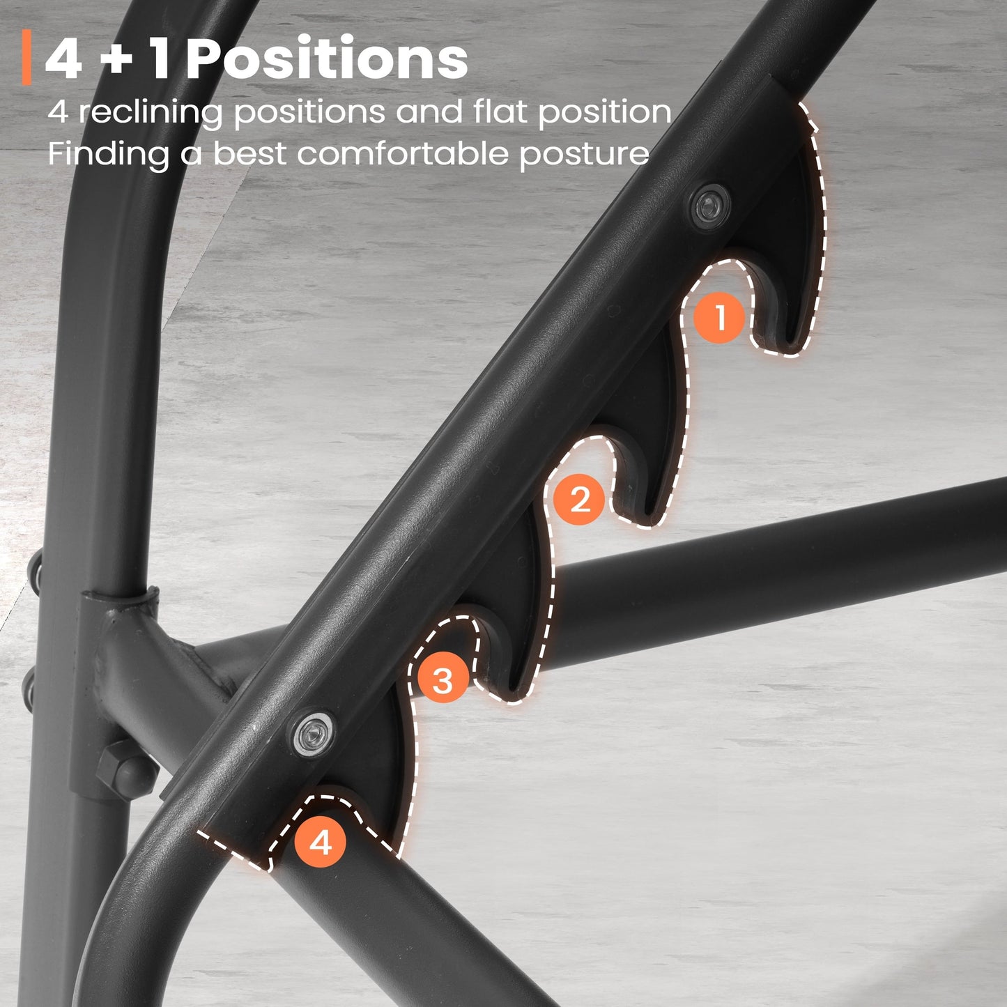 Sedia a sdraio regolabile per esterni con cuscino da spiaggia e piscina