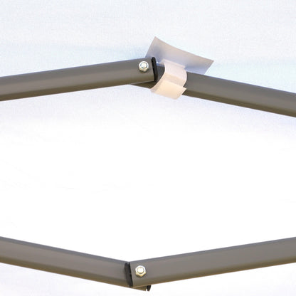 Tendalino pieghevole Outsunny Heavy Duty con telaio robusto, tetto anti-UV, borsa per il trasporto per patio, cortile, spiaggia, giardino