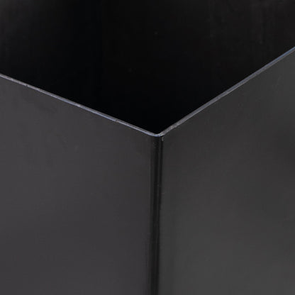 Outsunny 28 - Set di 3 vasi alti in plastica per fiori, grandi fioriere da giardino in plastica per interni ed esterni, per ingresso, patio, cortile