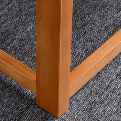 Outsunny Set di mobili da giardino a forma di L da 5 pezzi, divano componibile da esterno in legno, set da conversazione, grigio