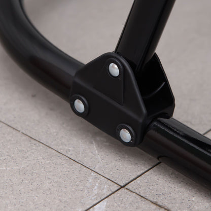 Set di sedie a dondolo pieghevoli Outsunny con seduta e schienale imbottiti, cuscino