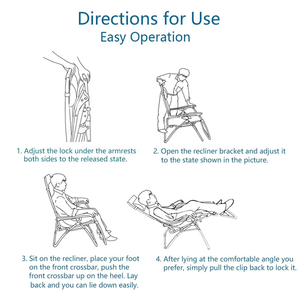 Poltrona reclinabile regolabile con braccioli larghi e portabicchieri, imbottita, oversize XL, a gravità zero - N/D