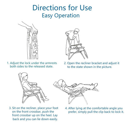 Poltrona reclinabile regolabile con braccioli larghi e portabicchieri, imbottita, oversize XL, a gravità zero - N/D