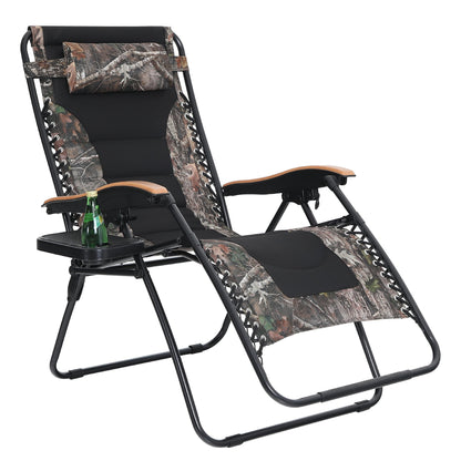 Poltrona reclinabile regolabile con braccioli larghi e portabicchieri, imbottita, oversize XL, a gravità zero - N/D