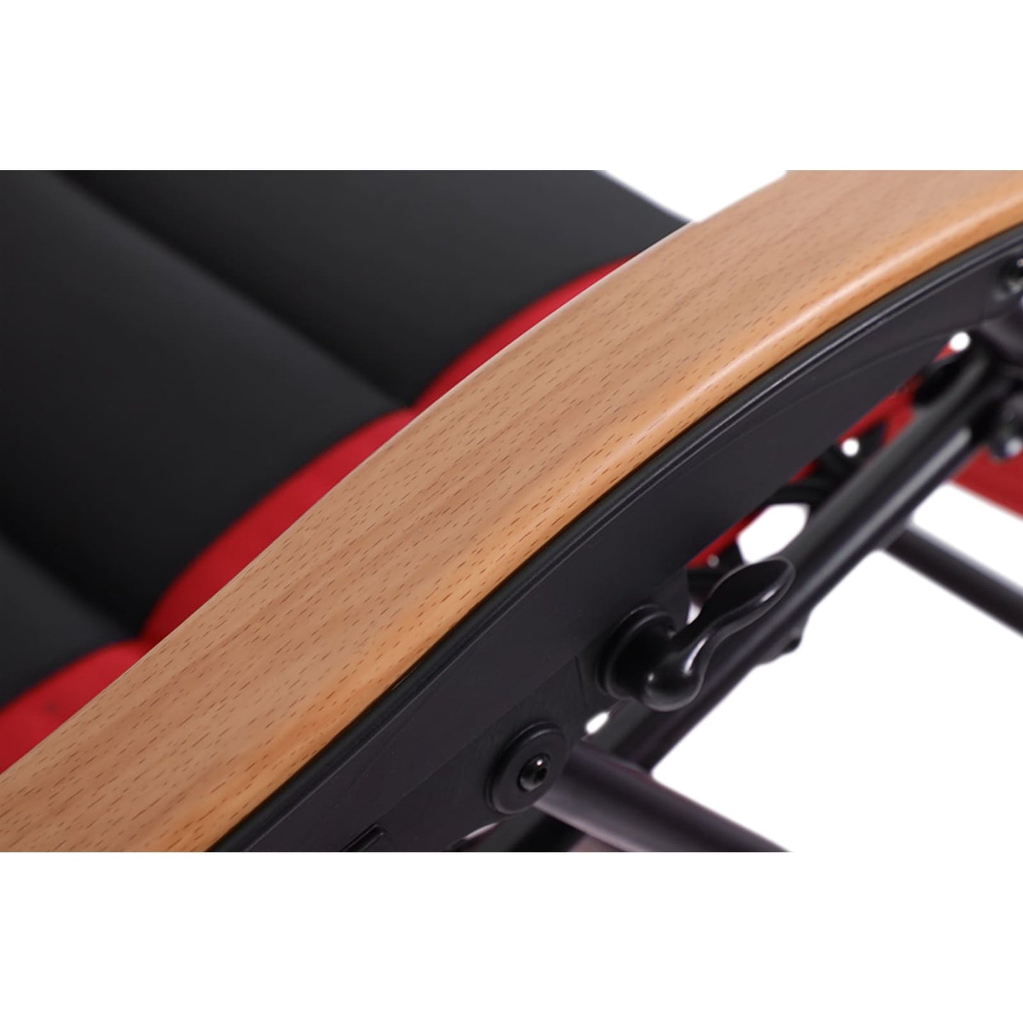 Poltrona reclinabile regolabile con braccioli larghi e portabicchieri, imbottita, oversize XL, a gravità zero - N/D