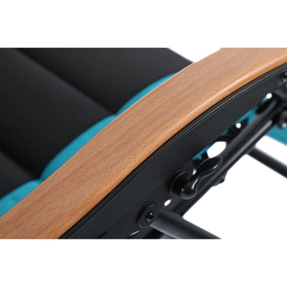 Poltrona reclinabile regolabile con braccioli larghi e portabicchieri, imbottita, oversize XL, a gravità zero - N/D