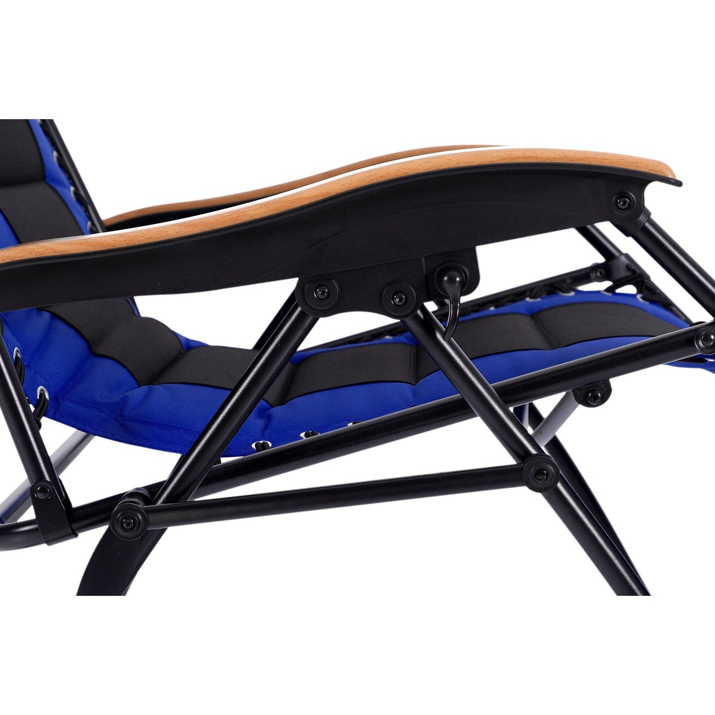 Poltrona reclinabile regolabile con braccioli larghi e portabicchieri, imbottita, oversize XL, a gravità zero - N/D