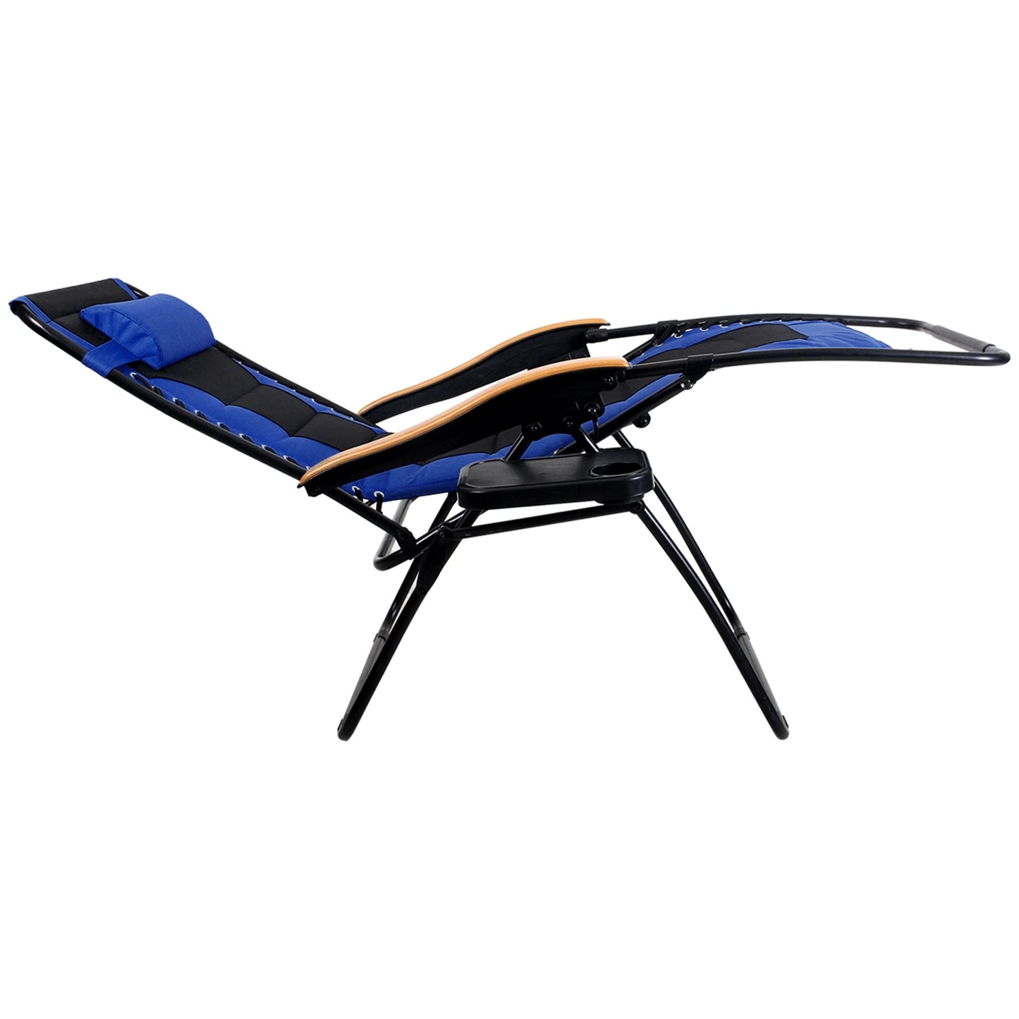 Poltrona reclinabile regolabile con braccioli larghi e portabicchieri, imbottita, oversize XL, a gravità zero - N/D