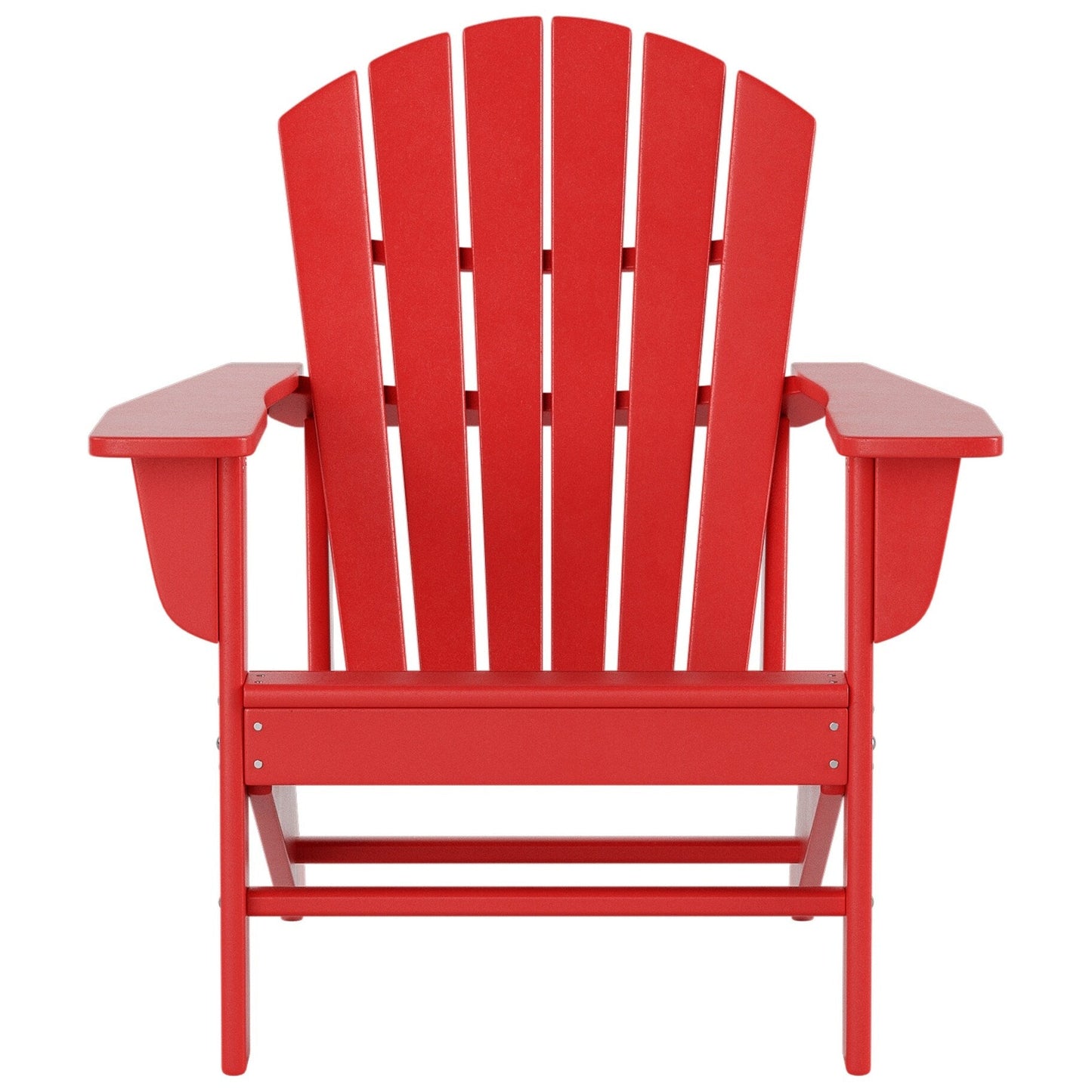 Sedia Adirondack da esterno ecologica Polytrends Altura per tutte le stagioni, in polietilene, per patio (set da 2)