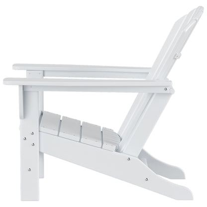 Sedia Adirondack da esterno ecologica Polytrends Altura per tutte le stagioni, in polietilene, per patio (set da 2)