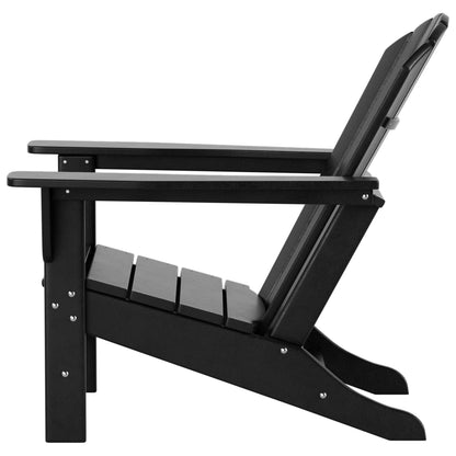 Sedia Adirondack da esterno ecologica Polytrends Altura per tutte le stagioni, in polietilene, per patio (set da 2)