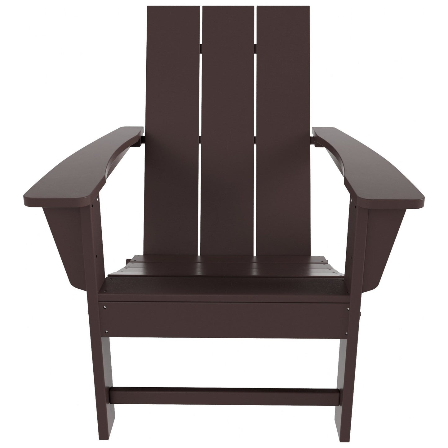 Sedia Adirondack pieghevole moderna ed ecologica per uso commerciale e residenziale, adatta a tutte le condizioni atmosferiche, Polytrends Shoreside