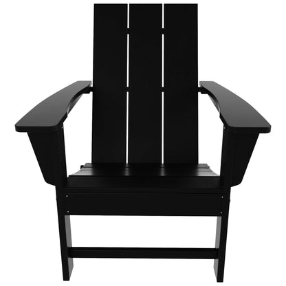 Sedia Adirondack pieghevole moderna ed ecologica per uso commerciale e residenziale, adatta a tutte le condizioni atmosferiche, Polytrends Shoreside