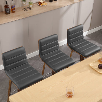 26/29 Sgabelli da bar/bancone girevoli in similpelle, set da 2/3