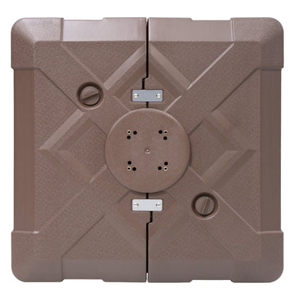 Base per ombrellone a sbalzo da 220 libbre con ruote per patio Pellebant - N/D