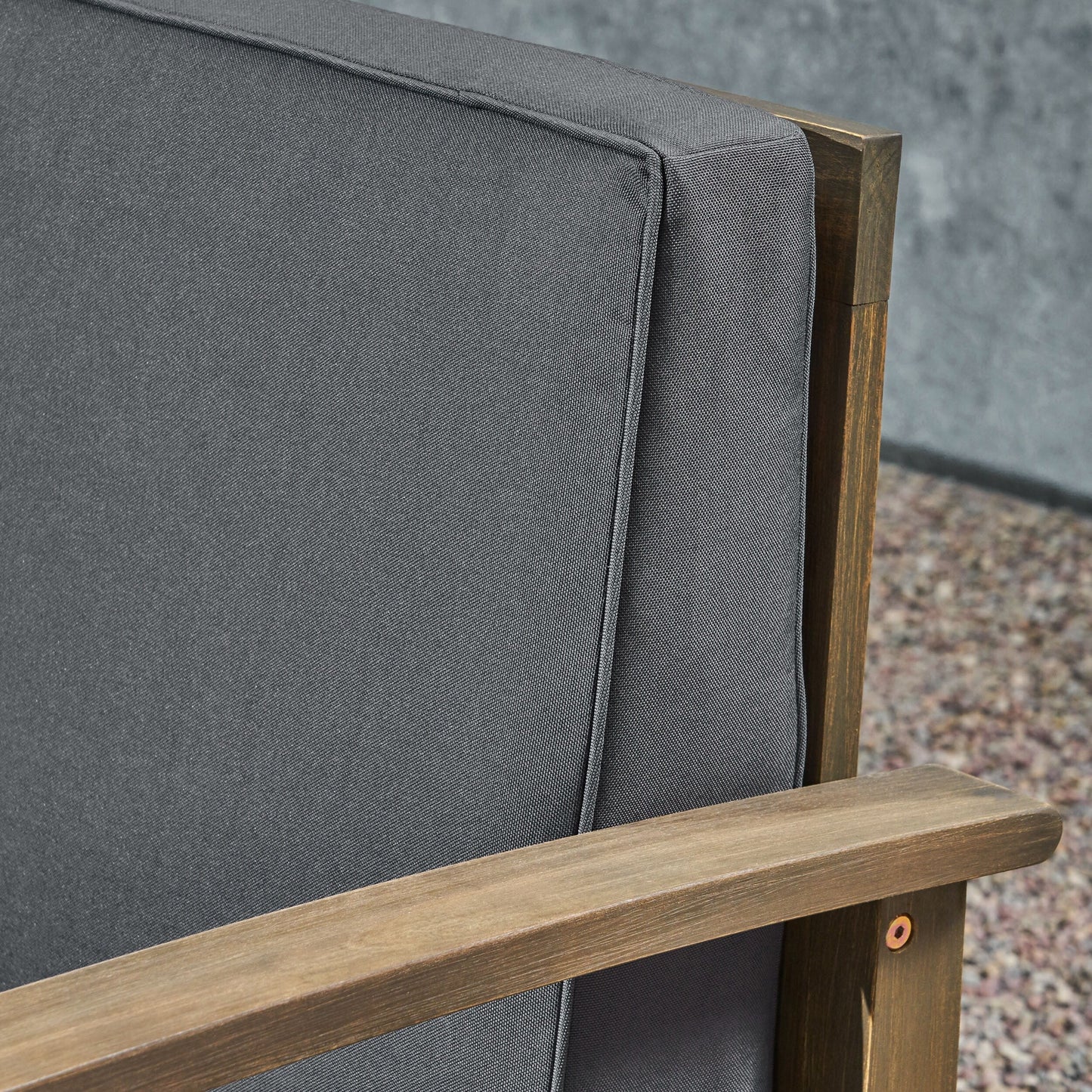 Set da esterno Perla in legno di acacia da 7 pezzi di Christopher Knight Home