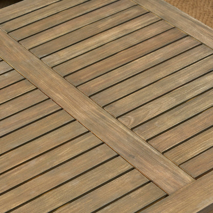 Set da esterno Perla in legno di acacia da 7 pezzi di Christopher Knight Home