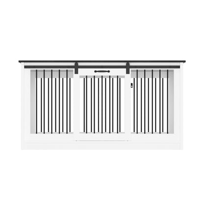 Pet Residence con rinforzo in tubo di ferro, elegante e robusta cuccia per cani