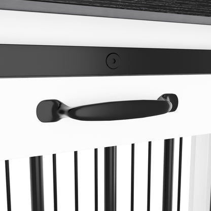 Pet Residence con rinforzo in tubo di ferro, elegante e robusta cuccia per cani