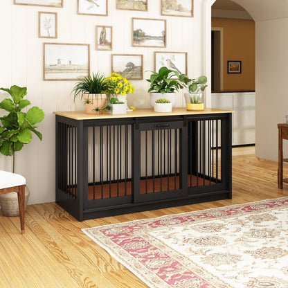 Pet Residence con rinforzo in tubo di ferro, elegante e robusta cuccia per cani