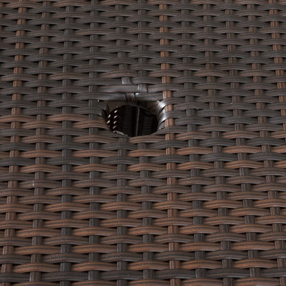 Set da bistrot in vimini da 3 pezzi Peterson Outdoor con cuscini di Christopher Knight Home