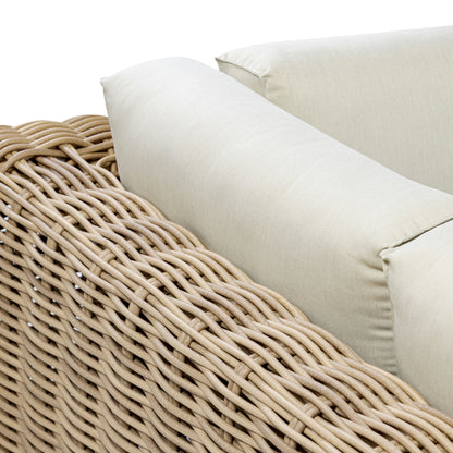 Poly &amp; Bark Puglia Set angolare per esterni/patio con tavolino da caffè