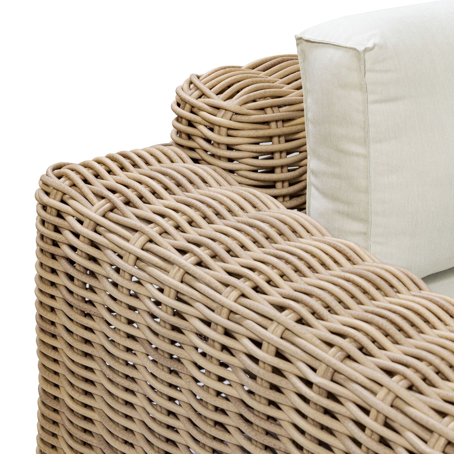 Poly &amp; Bark Puglia Set angolare per esterni/patio con tavolino da caffè