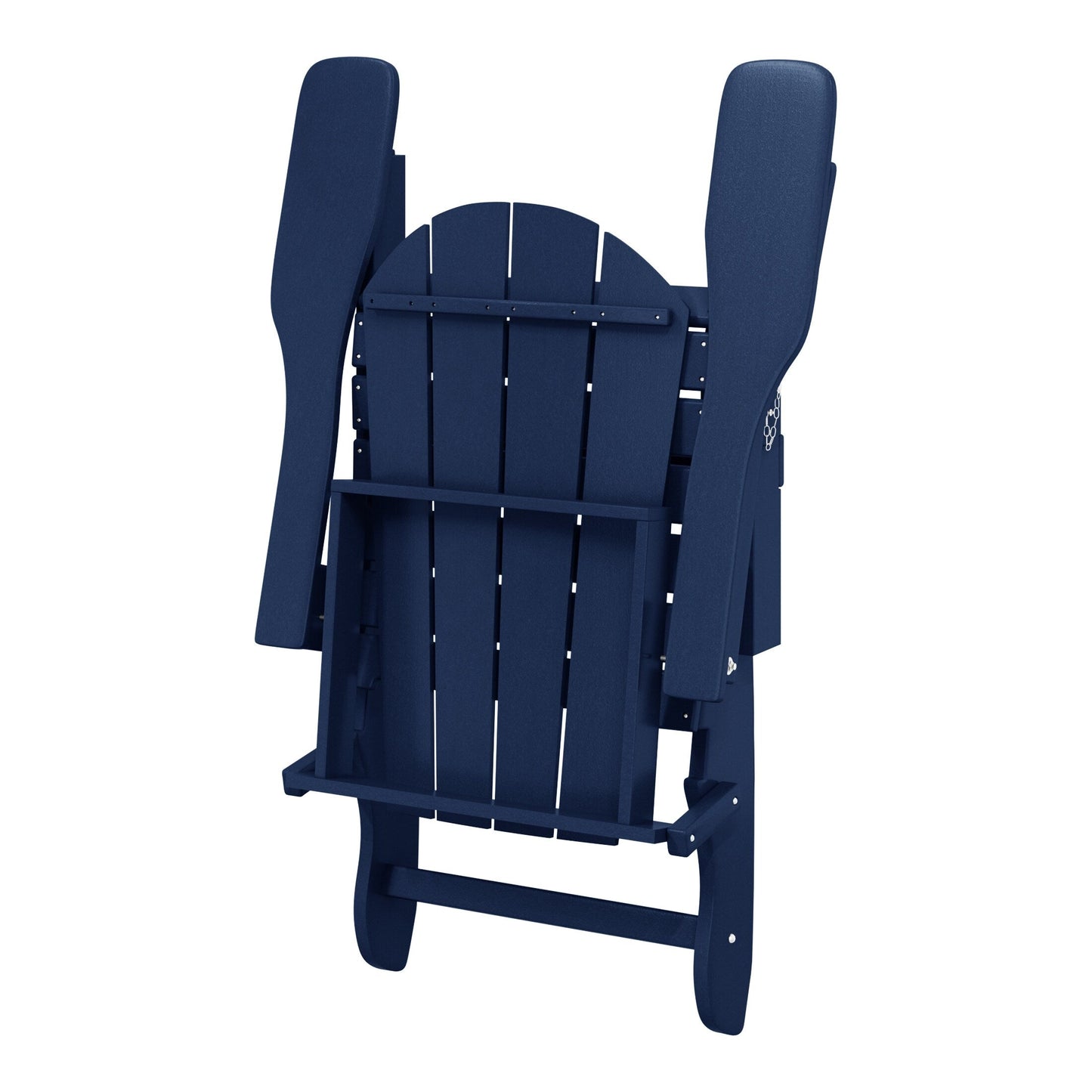Sedie Adirondack pieghevoli per esterni e patio, resistenti alle intemperie, Polytrends Laguna (set da 4)