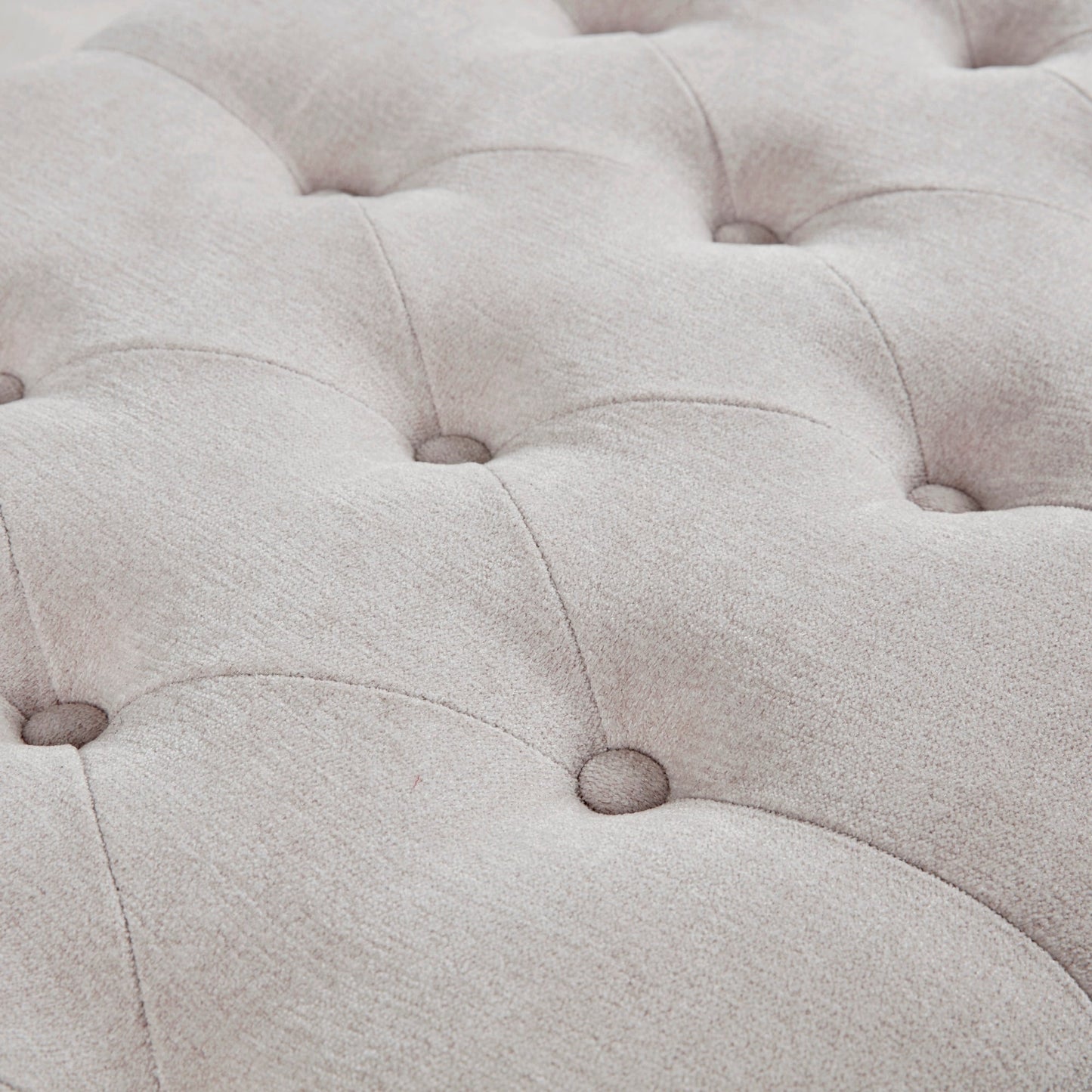 Panca contenitore imbottita con piano trapuntato Madison Park Sasha