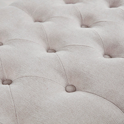 Panca contenitore imbottita con piano trapuntato Madison Park Sasha