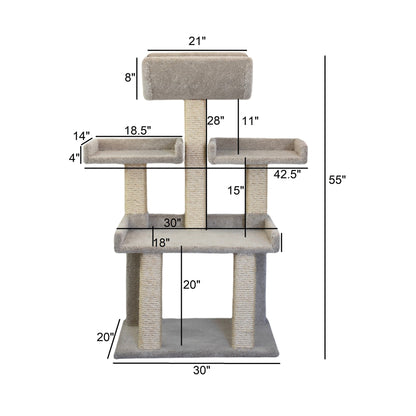 Alberi per gatti Prestige Extra Large Cat Tower per gatti di grandi dimensioni